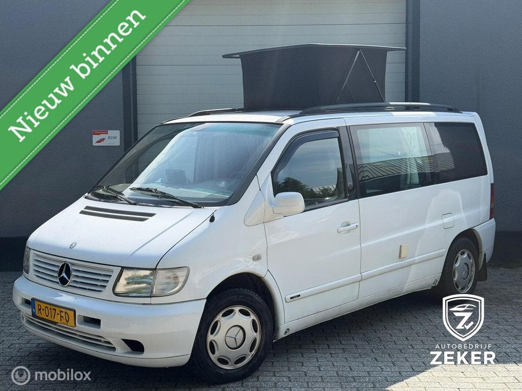Mercedes Vito 200cdi Camper automaat airco parkeersensoren, Auto's, Mercedes-Benz, Gebruikt, Wit, Bedrijf, Diesel
