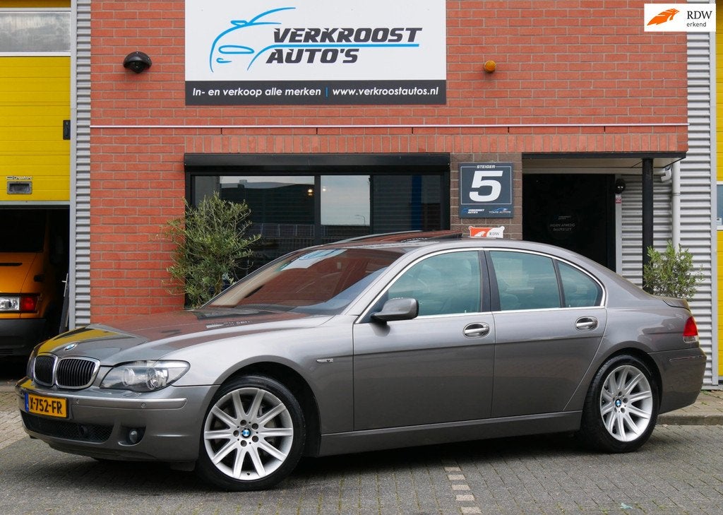 BMW 7-serie 750i High Executive. schuifdak. clima. nightvisi, Auto's, BMW, Bedrijf, Te koop, 7-Serie, ABS, Airbags, Airconditioning