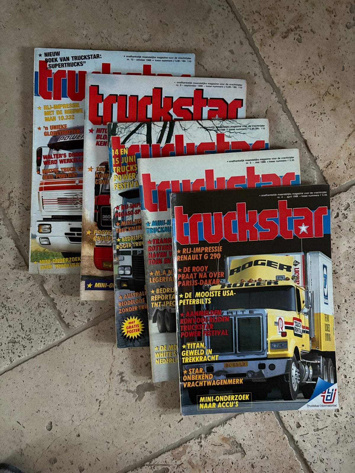 Truckstar Tijdschriften uit 1986, Boeken, Ophalen of Verzenden, Gelezen, Overige typen