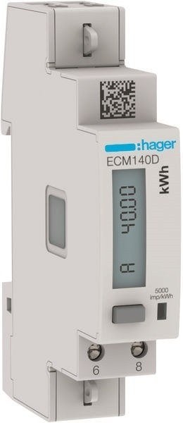 kWh-meter 1F direct 40A 1 module M-bus MID, Verzenden, Nieuw