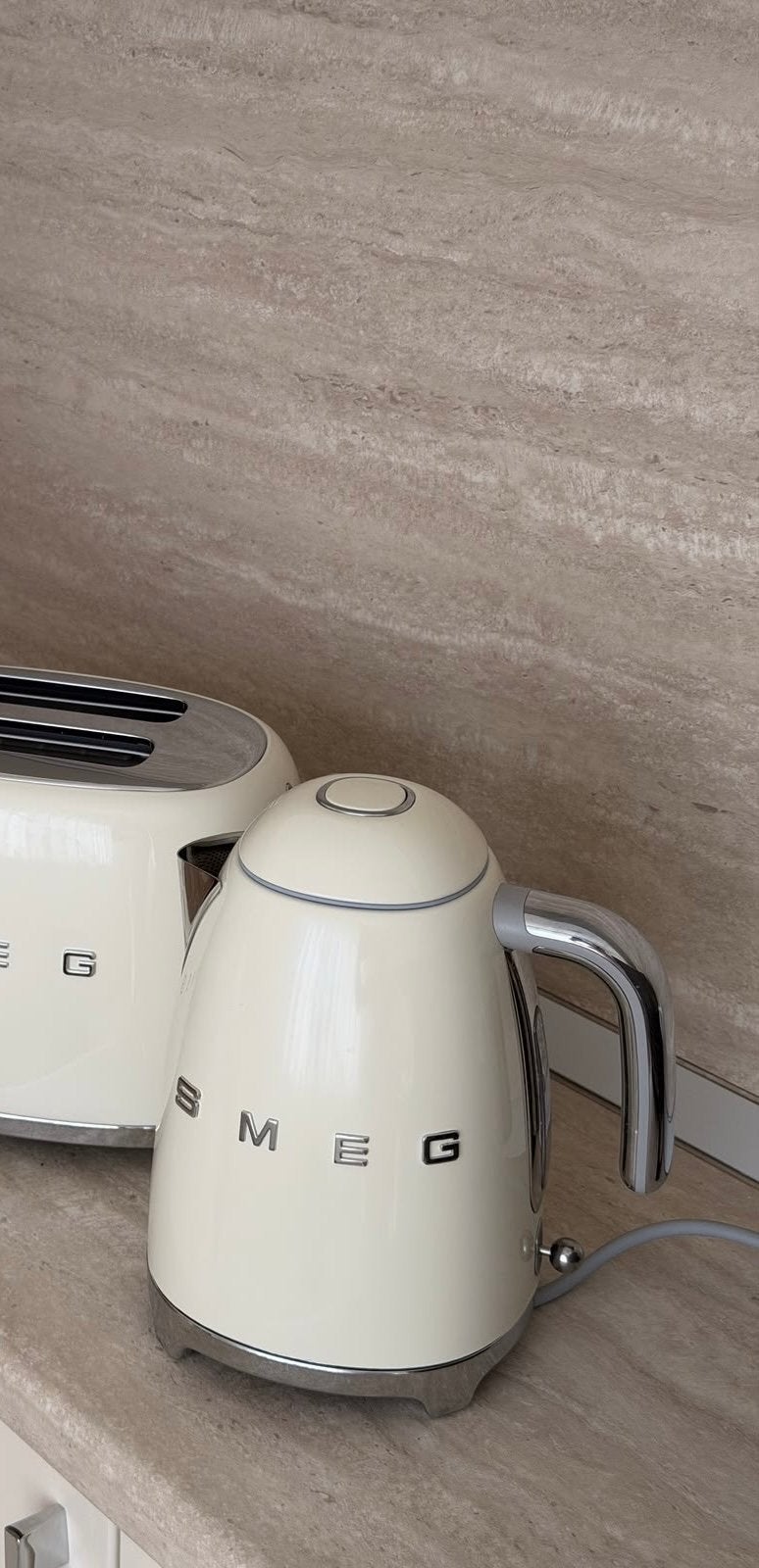 Smeg Waterkoker, 1 tot 2 liter, Ophalen of Verzenden, Nieuw, Rvs
