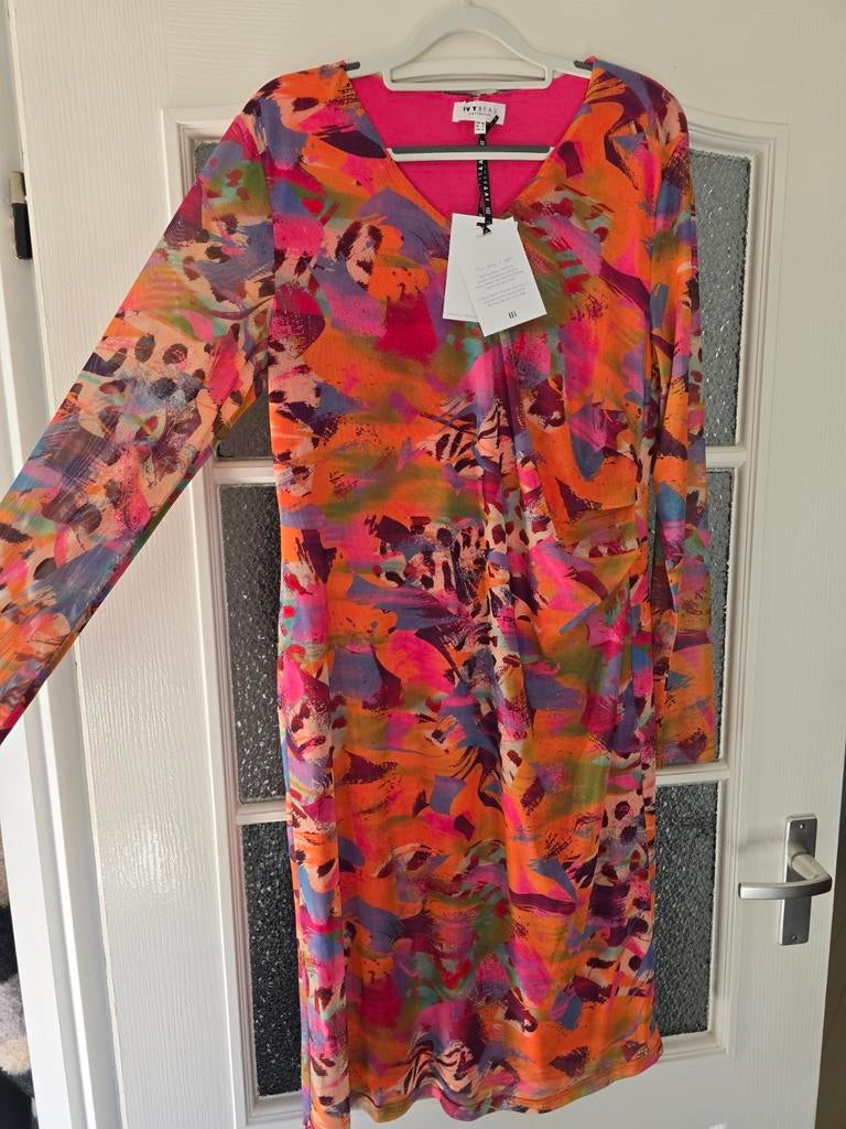 Nieuwe jurk ivy beau L, Ophalen of Verzenden, Nieuw, Onder de knie
