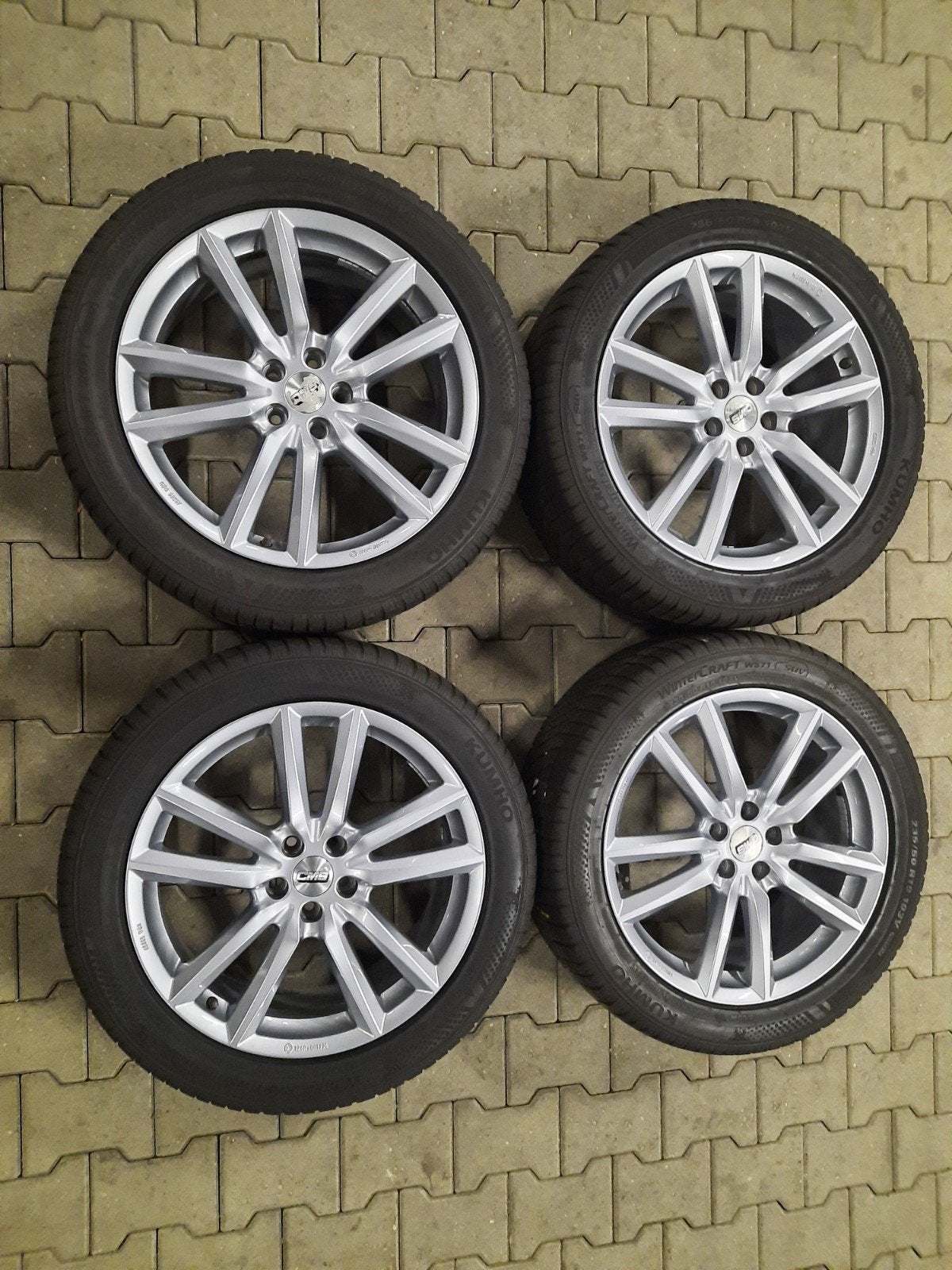 19 inch velgen 5×108 VOLVO XC40 XC60 FORD KUGA WINTERSETJE, Auto-onderdelen, 19 inch, Gebruikt, Banden en Velgen, 235 mm