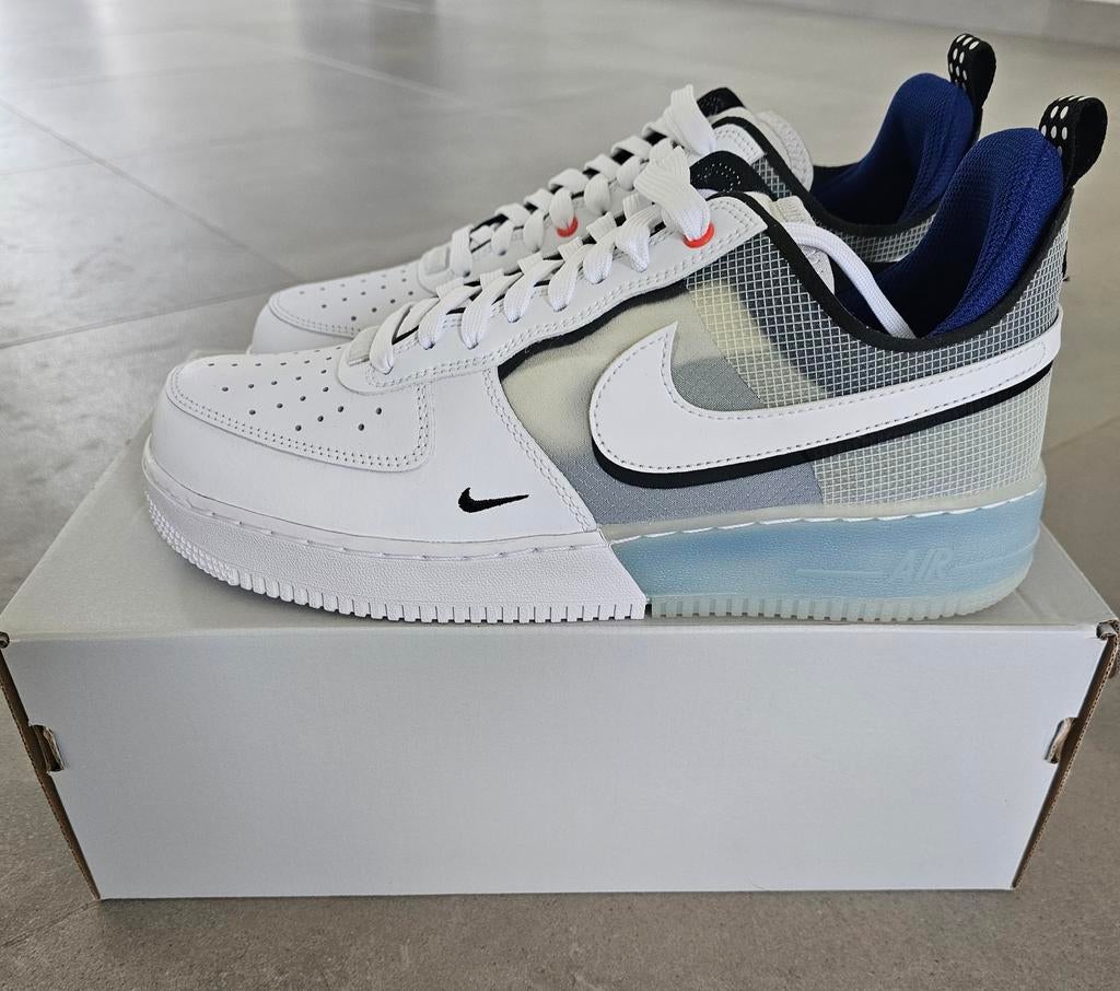 Nieuwe Nike Air Force 1 React - Nieuw in doos, mt 43, Kleding | Heren, Schoenen, Wit, Nike, Nieuw, Ophalen of Verzenden