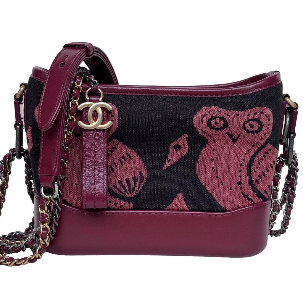 Chanel gabrielle cruise 2018 crossbody rood uil tas bag, Verzenden, Zo goed als nieuw, Rood, Handtas