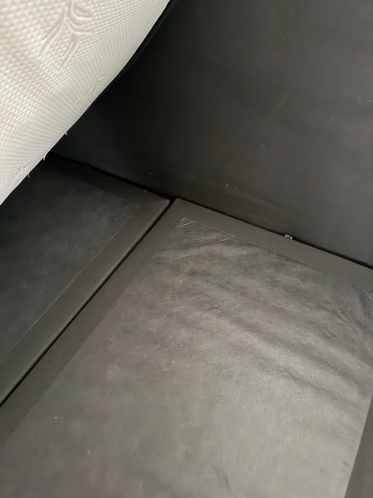 Tweepersoons boxspring bed met matras - Zwart, Ophalen, Gebruikt, Zwart, Tweepersoons