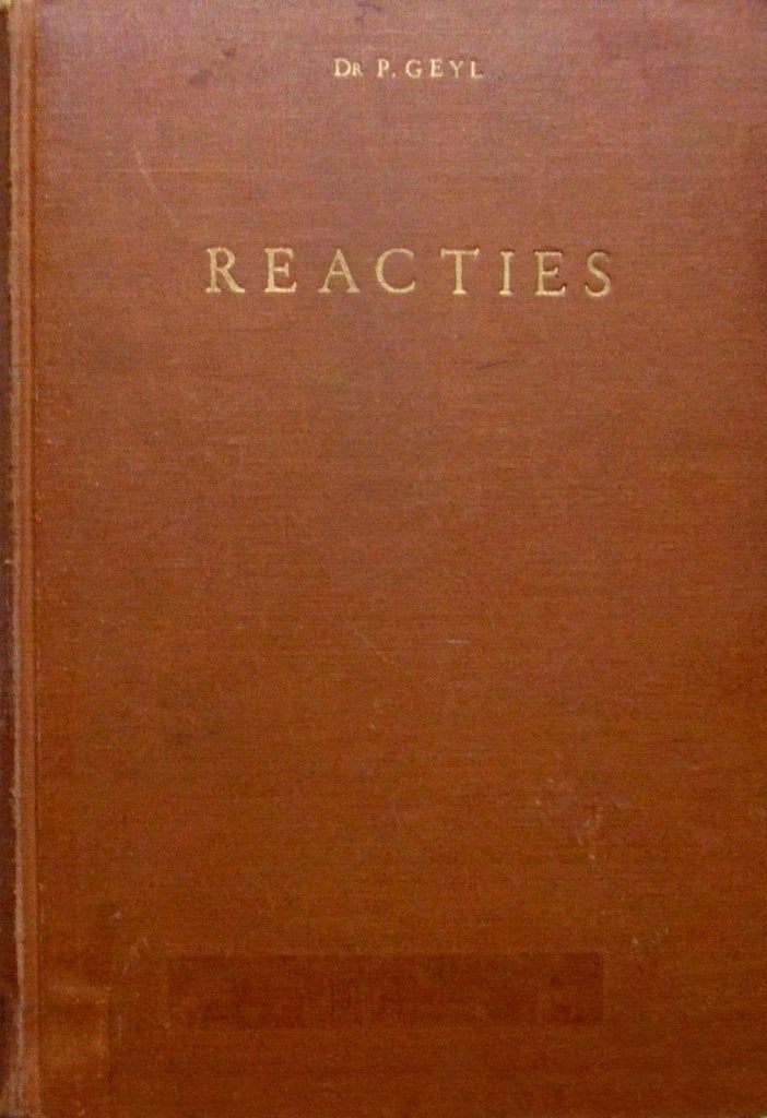 Reacties -Groen van Prinsterer-Fruin- Multatuli- Busken Huet, Ophalen of Verzenden, Gelezen, Natuurwetenschap