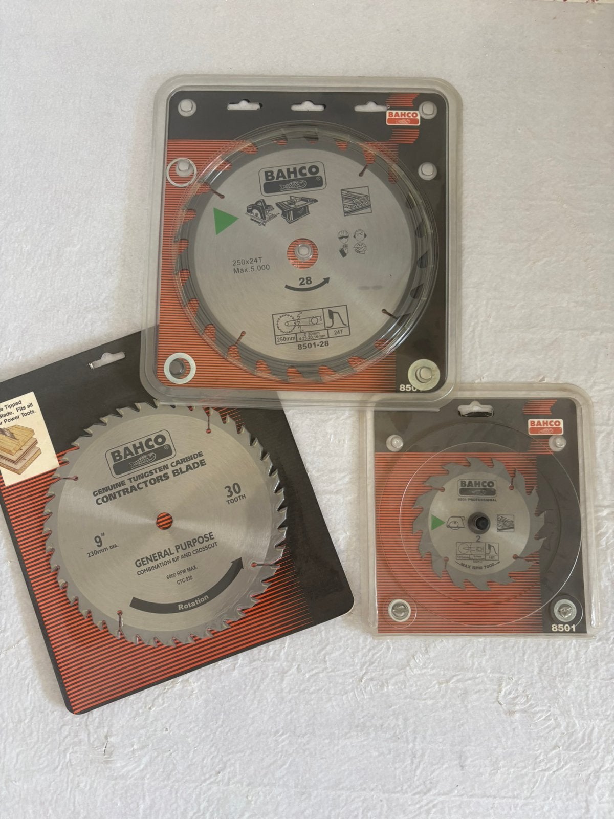 Zaagbladen bahco, Cirkelzaag, 70 mm of meer, Nieuw, Ophalen of Verzenden