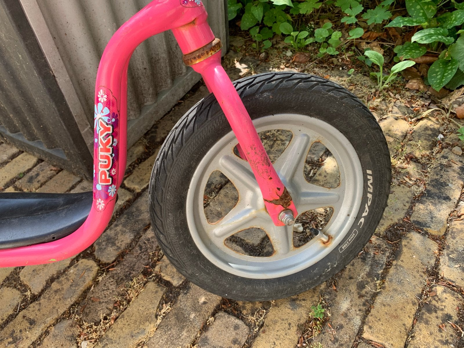 Roze Puky loopfiets, ideaal voor jonge kinderen, Ophalen, Gebruikt, Minder dan 16 inch