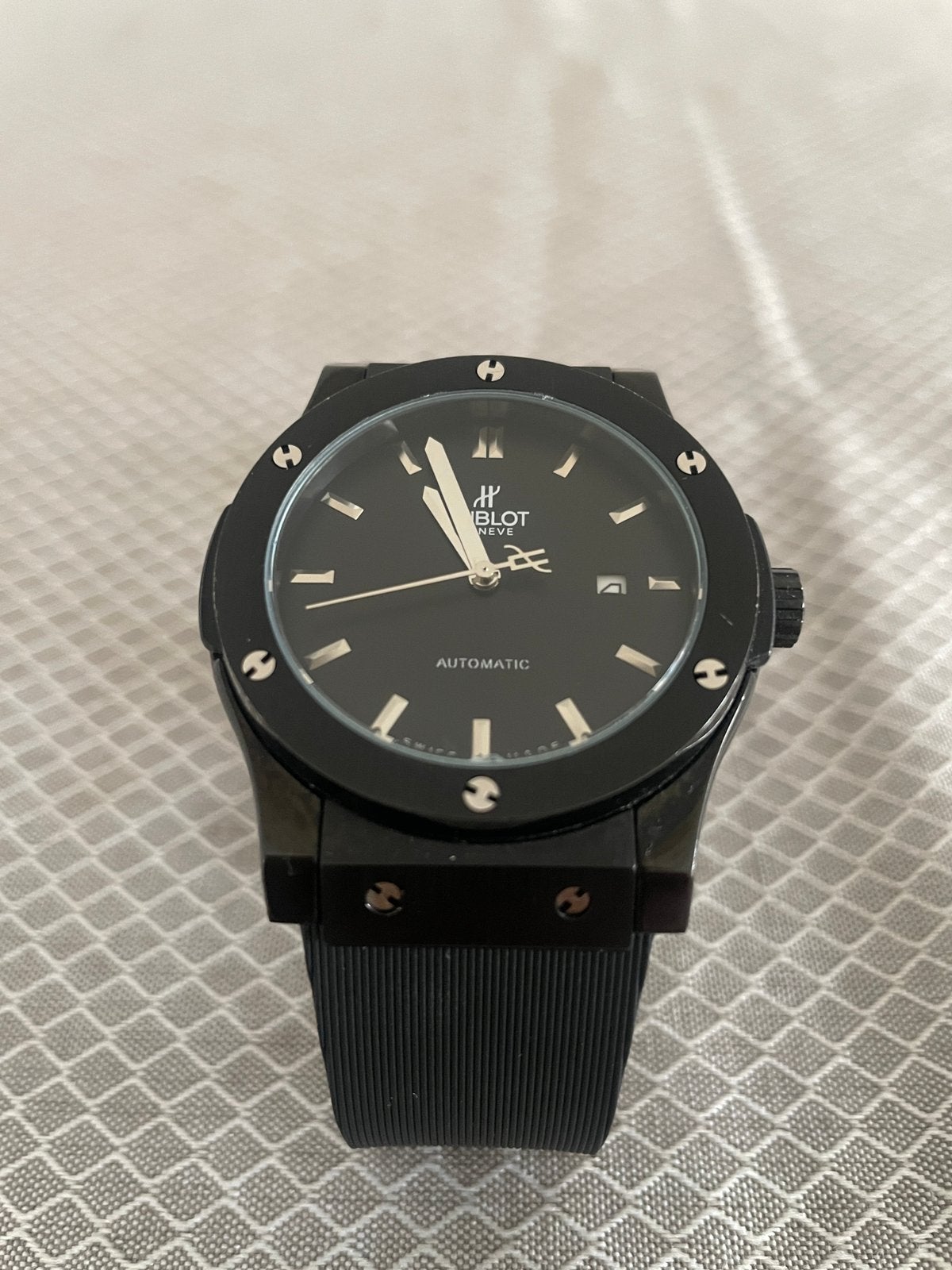 Hublot Classic Fusion Original Black Magic 42 mm, Ophalen, Zo goed als nieuw, Overige merken