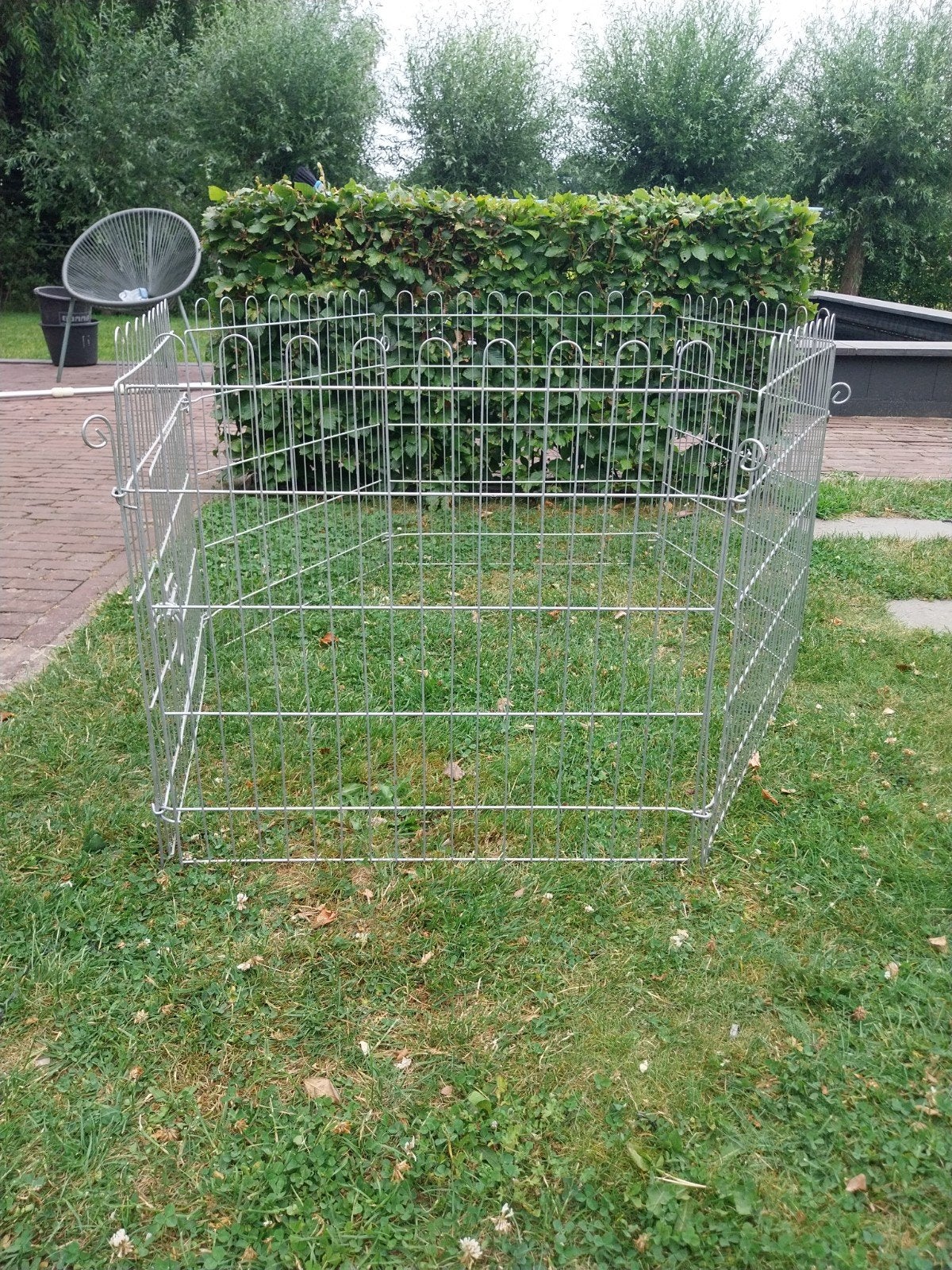 Konijnenren,  63x60x360, 6 delen, Dieren en Toebehoren, Knaagdieren en Konijnen | Hokken en Kooien, Ophalen, 60 tot 90 cm, Konijn