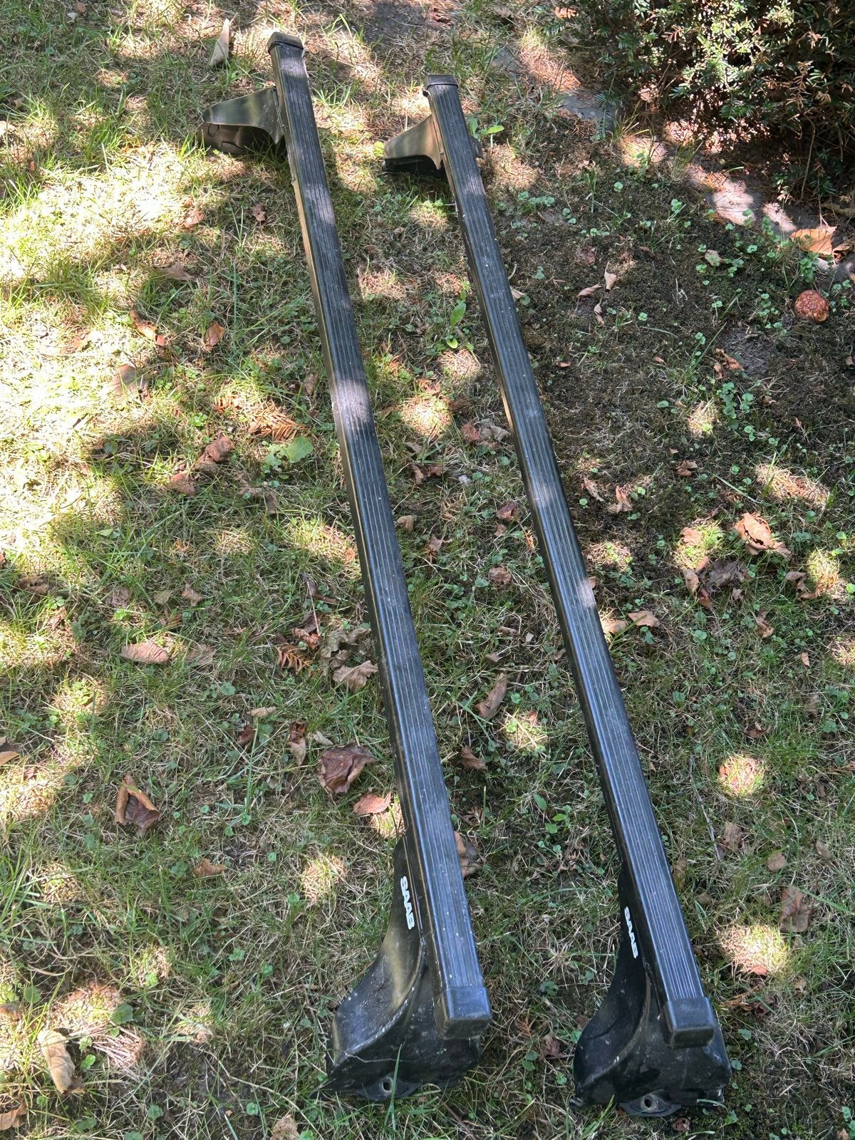 Saab dakdragers - Gebruikt maar functioneel, Auto diversen, Dakdragers, Ophalen, Gebruikt