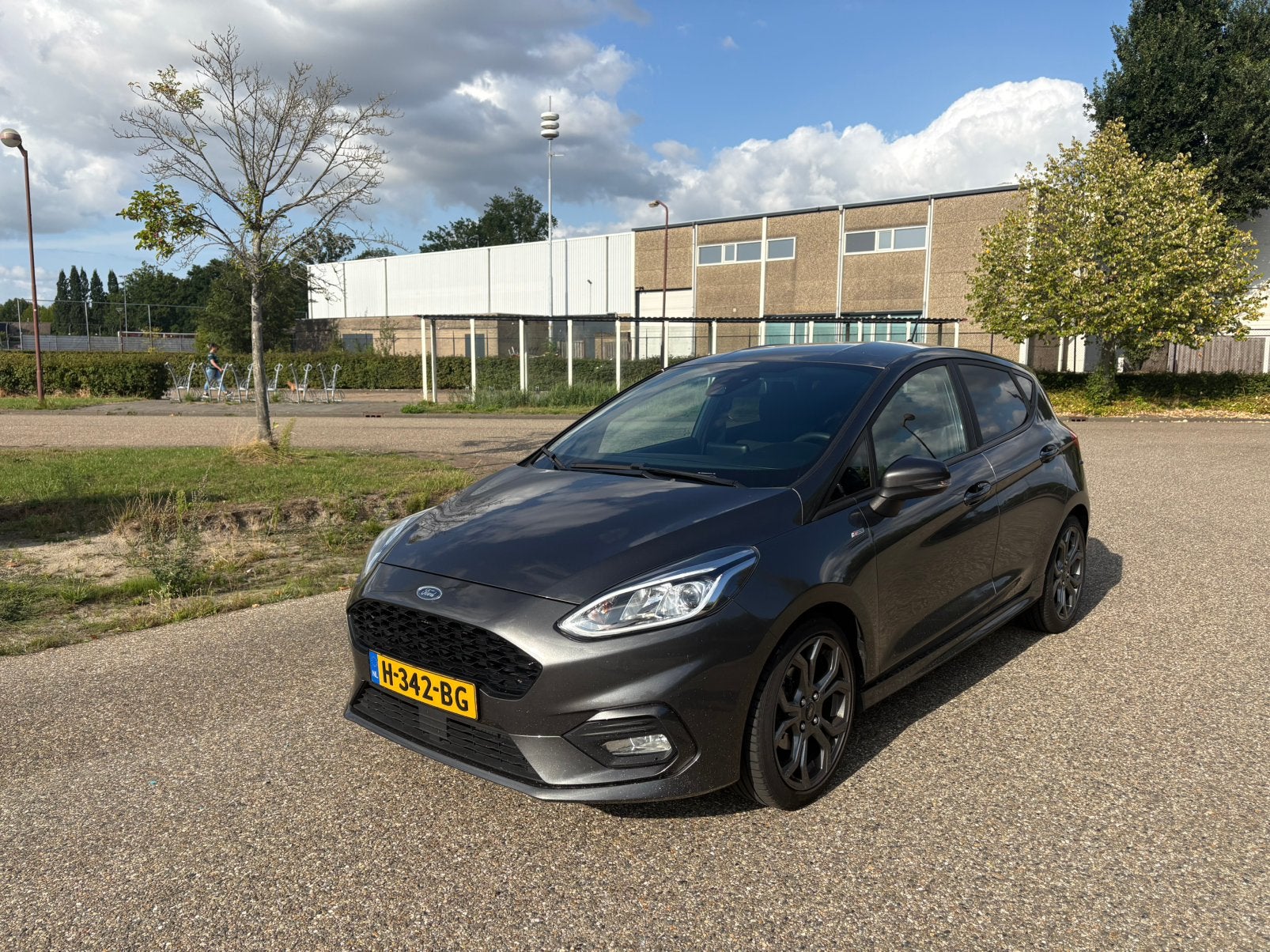 Ford Fiësta ST Line 1.0 Ecoboost 95pk 5dr 2020 Grijs, Auto's, Voorwielaandrijving, Stof, Euro 6, 580 kg