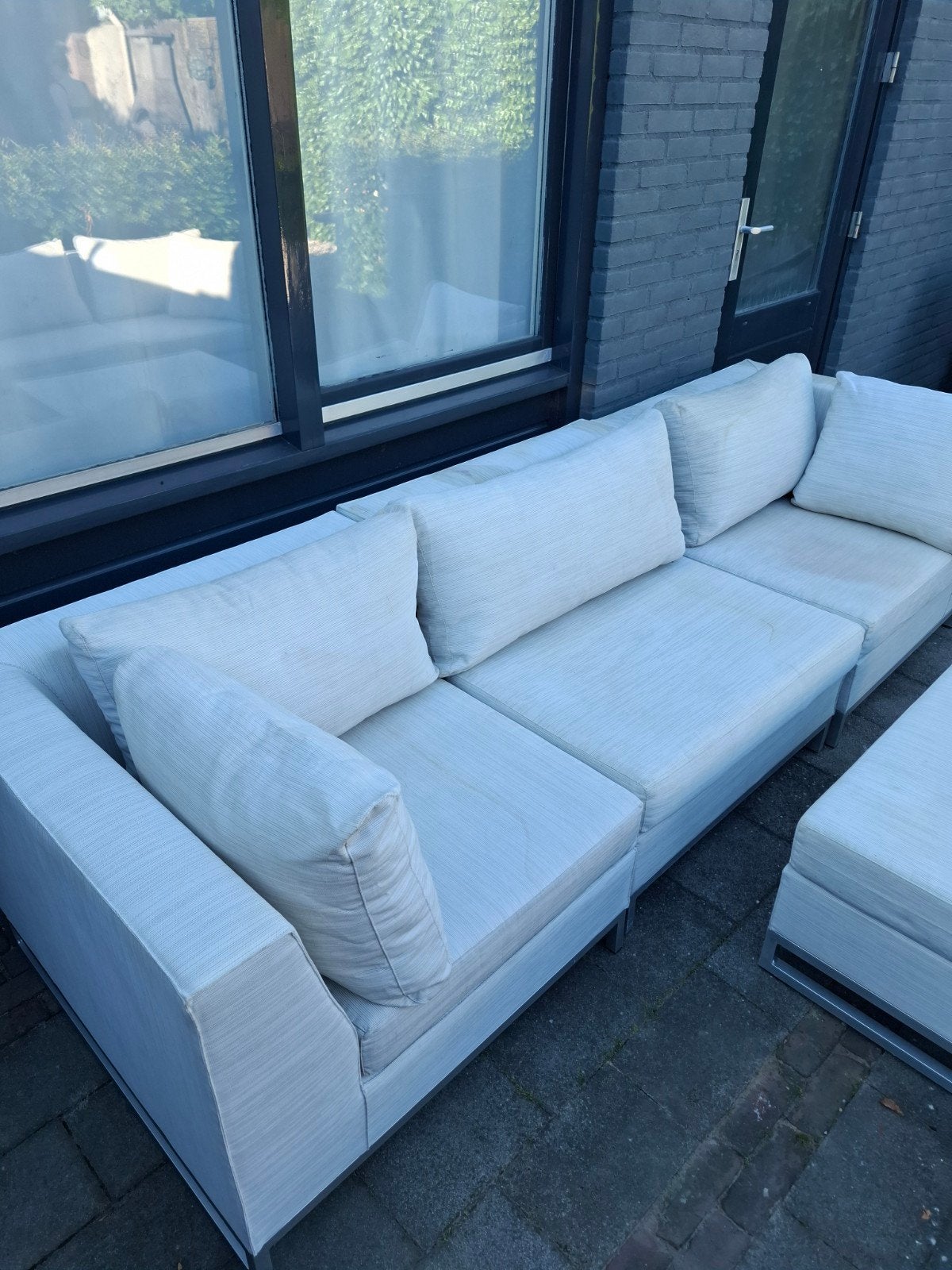 Exotan Ibiza luxe lounge set met alu frame, Tuin en Terras, Tuinsets en Loungesets, Ophalen, Gebruikt, Bank, Meer dan 8 zitplaatsen