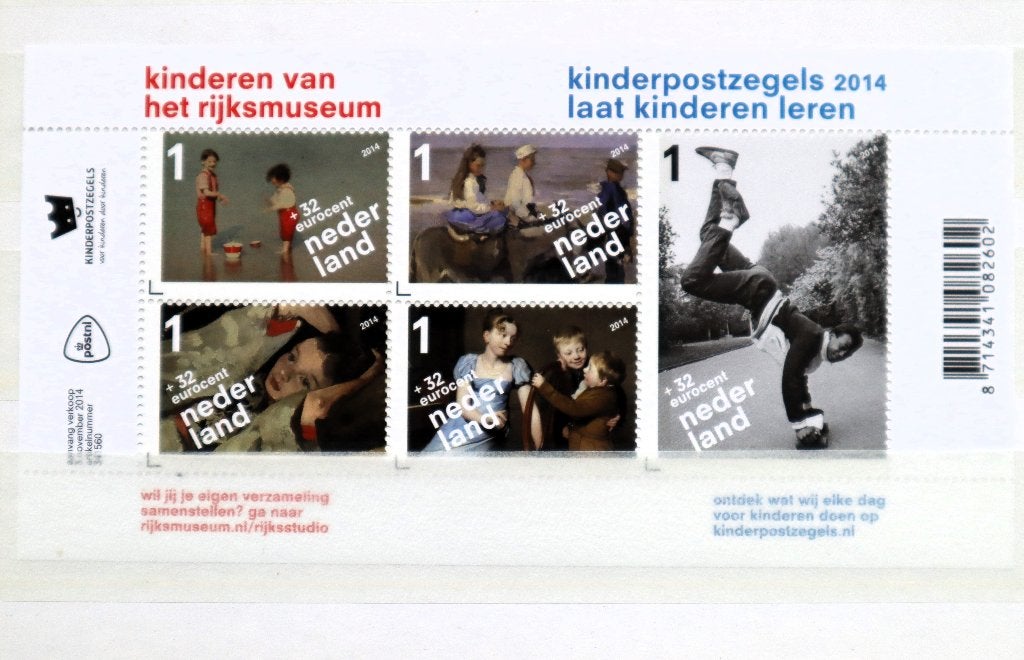 Nederland kinderpostzegels 2014, Ophalen, Na 1940, Postfris