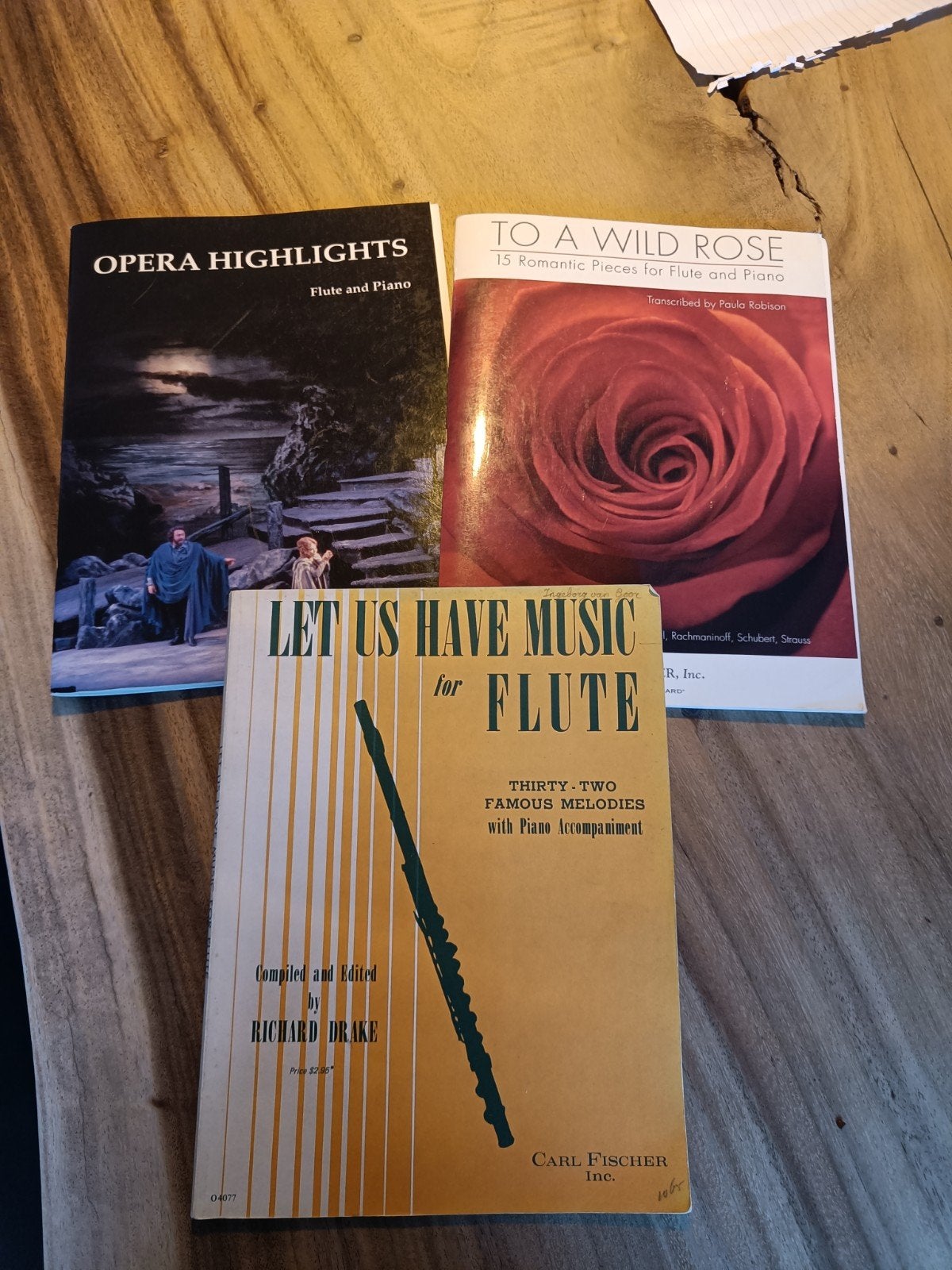 Muziekboeken voor Fluit en Piano - Klassiek en Opera, Klassiek, Dwarsfluit of Piccolo, Ophalen of Verzenden, Zo goed als nieuw
