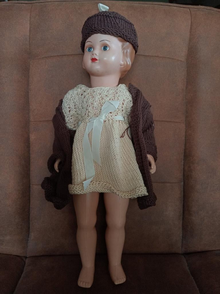 Vintage Tortulon Pop Jaren '50 - 47 cm, Ophalen of Verzenden, Gebruikt, Pop
