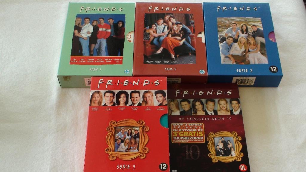Friends serie 1 5 8 9 en 10, Alle leeftijden, Boxset, Ophalen of Verzenden, Zo goed als nieuw