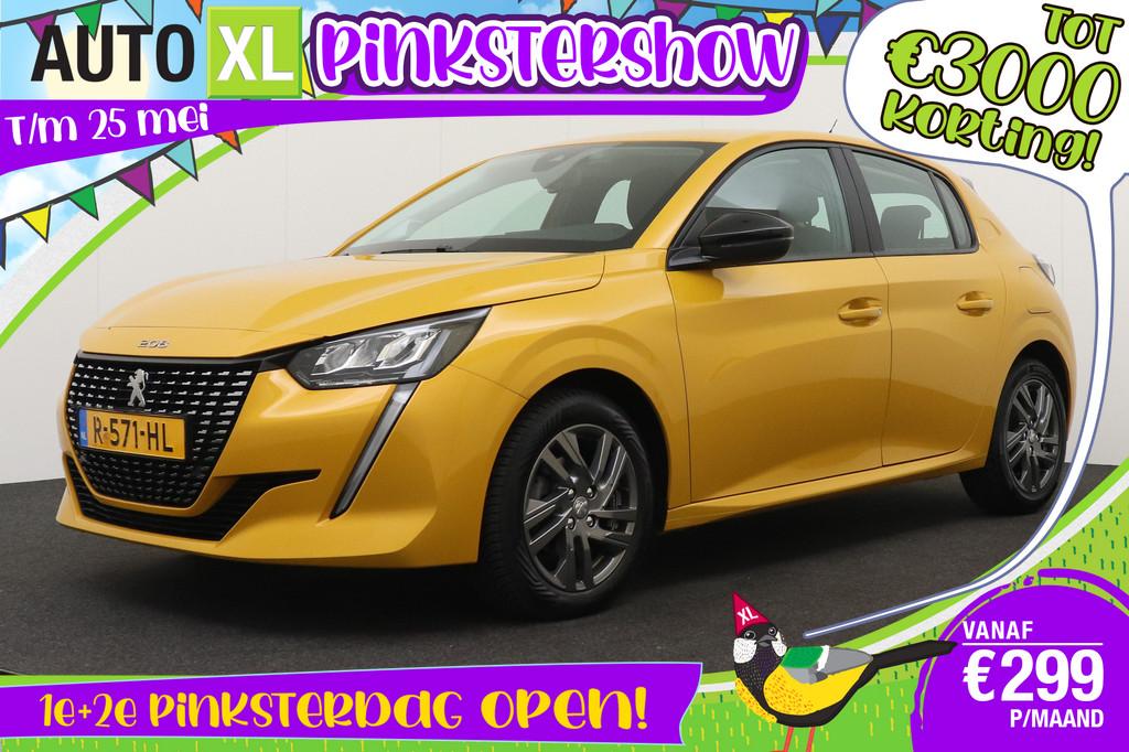 Peugeot 208 1.2T Active Pack Carplay Navi 16'LMV (bj 2022), Voorwielaandrijving, Stof, 1199 cc, Bedrijf