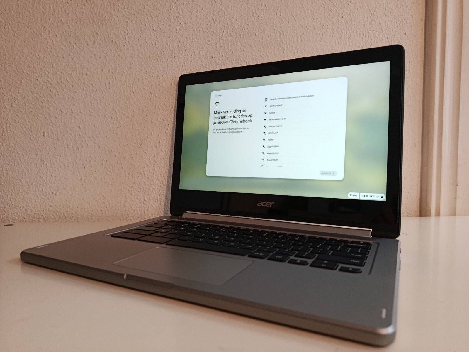 Chromebook Acer R13 X360 2 in 1 touchscreen - Nieuw staat!, Ophalen, 14 inch, 4 GB of minder, 64 GB