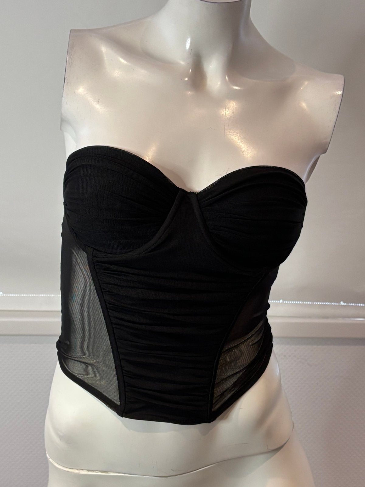 Zara corset top maat s nieuw, ., Zwart, Nieuw, Ophalen of Verzenden