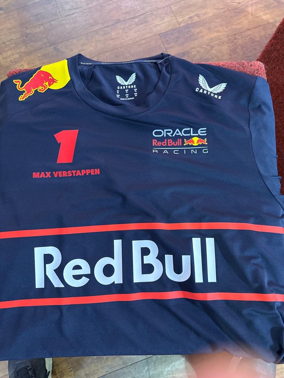 Red Bull Racing Max Verstappen T-shirt XL Nieuw, Ophalen of Verzenden, Nieuw, Maat 56/58 (XL), Blauw