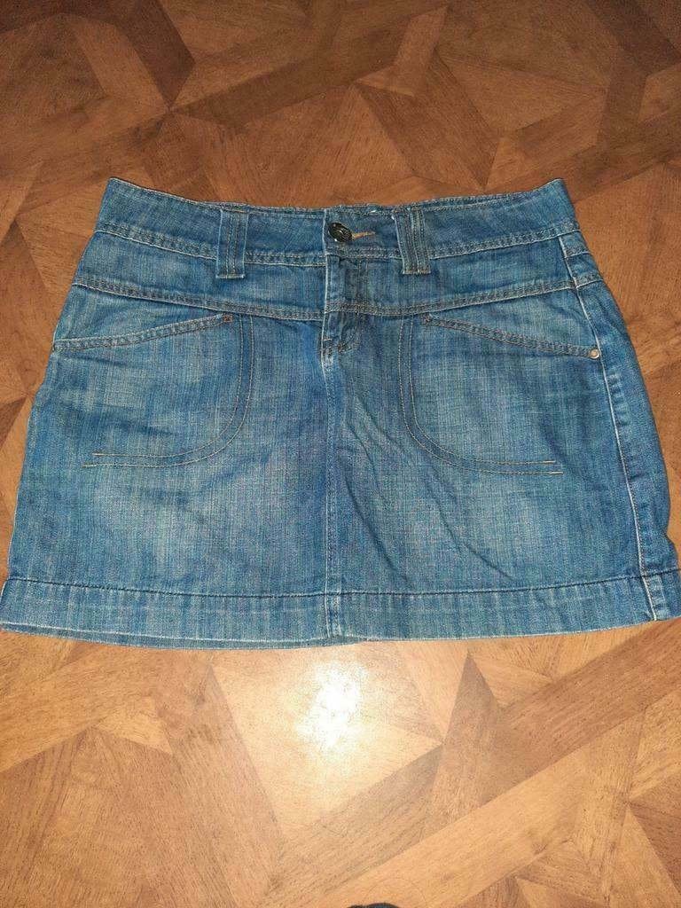 Fugu spijkerrok maat 40, Maat 38/40 (M), Blauw, Ophalen of Verzenden, Zo goed als nieuw