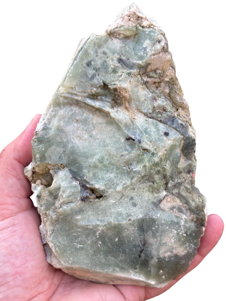 Kiwi Opaal Mineraal - Ruwe Steen 580g - Hartchakra, Verzamelen, Mineralen en Fossielen, Ophalen of Verzenden, Mineraal