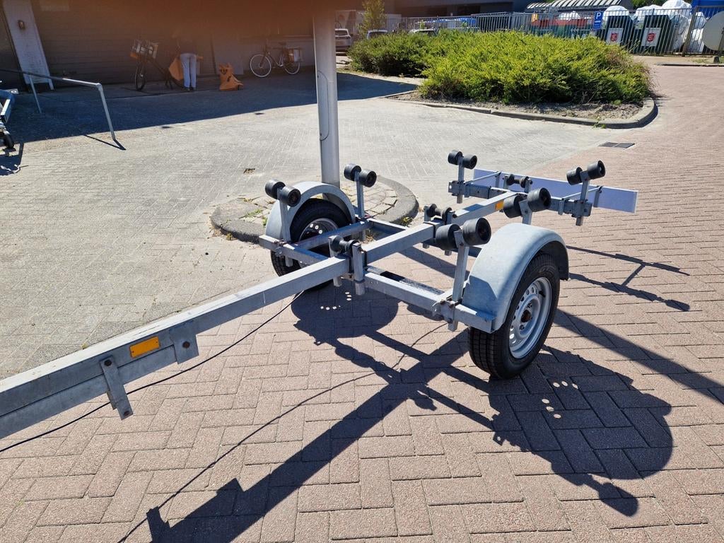 Pega kanteltrailer met een 750KG as  !!!, Watersport en Boten, Minder dan 1500 kg, Gebruikt, Overige typen, Kantelbaar