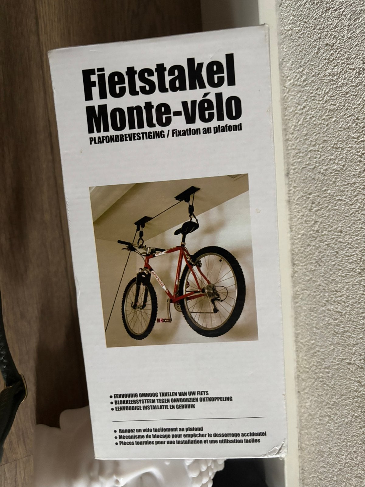 Fietstakel / fietsophangsysteem, Ophalen, Zo goed als nieuw, 80 kg of meer