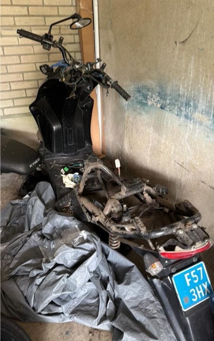Kymco agility 2011 frame onderdelen (Gratis), Ophalen, Gebruikt, Overige typen, Kymco