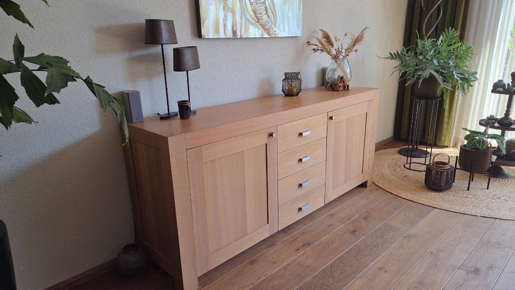 eiken dressoir kast, Ophalen, Gebruikt, Met deur(en), Eikenhout