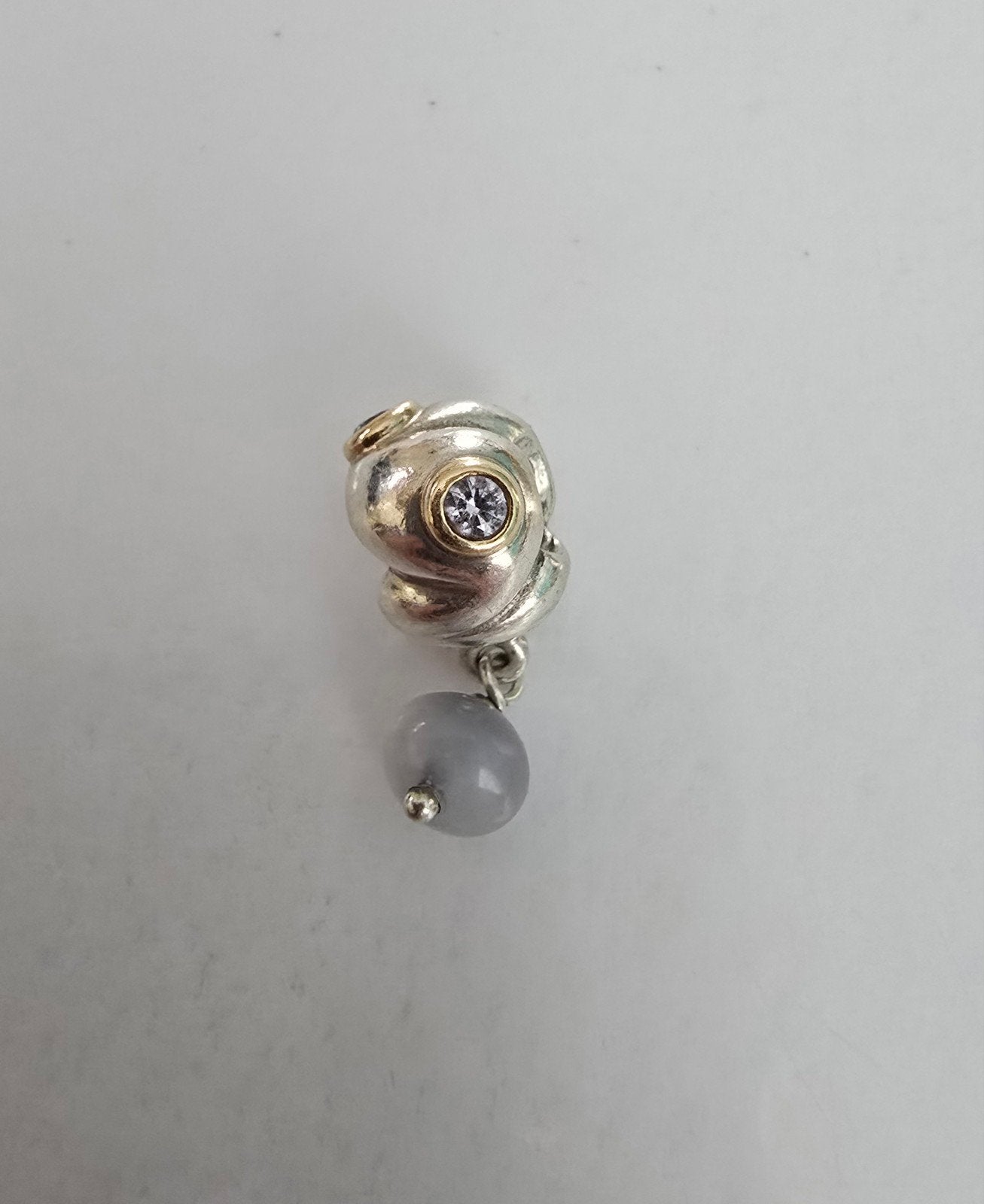 Prachtige originele bicolor Pandora bedel - zilver met goud, Ophalen of Verzenden, Zo goed als nieuw, Goud, Pandora