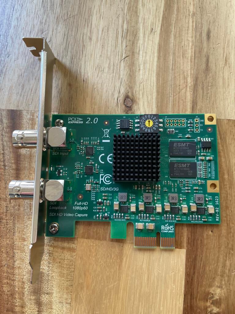 Magewell PCIe HD SDI Video Capture Kaart met Loopback, Ophalen of Verzenden, Gebruikt