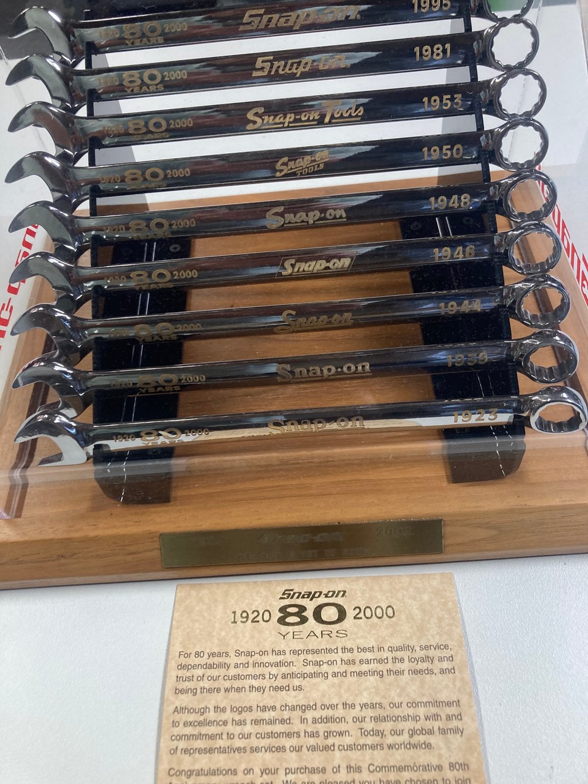 Snap on sleutel display, Ophalen of Verzenden, Zo goed als nieuw