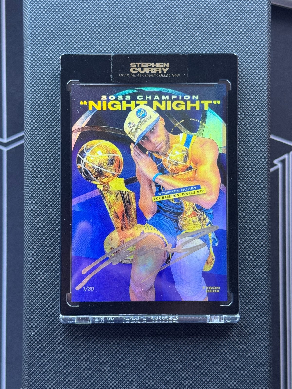 Tyson Beck x Stephen Curry Night Night 1/30 Auto / Signed, Verzenden, Nieuw, Plaatje