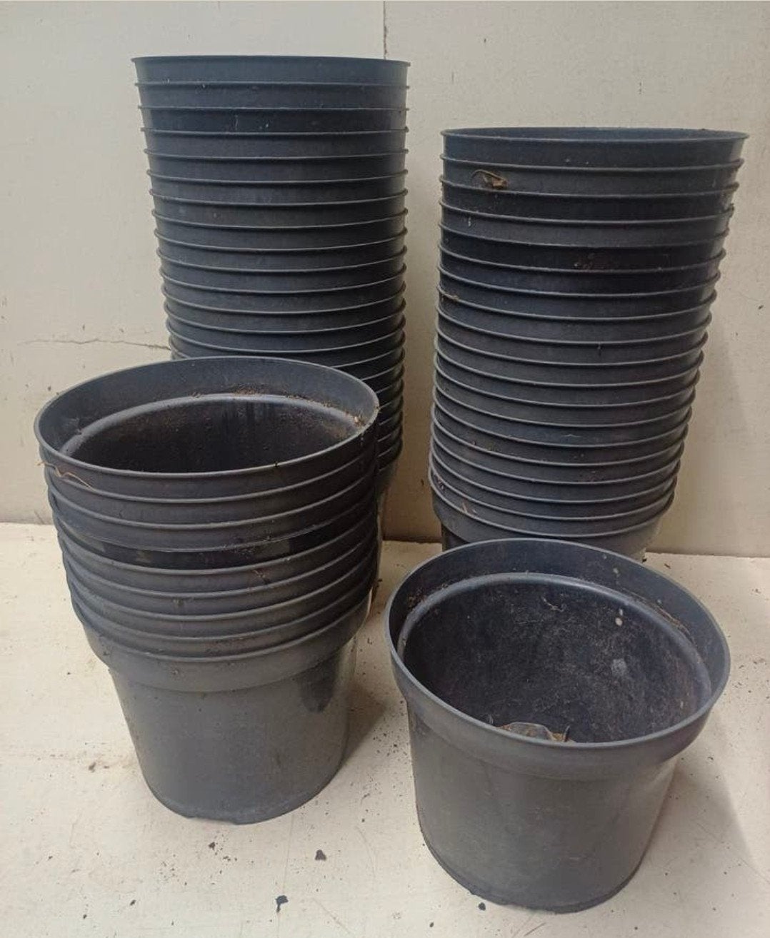 Kweekpotten plantenpotten bloempotten 3 liter, Tuin en Terras, Kunststof, Gebruikt, Rond, Ophalen of Verzenden