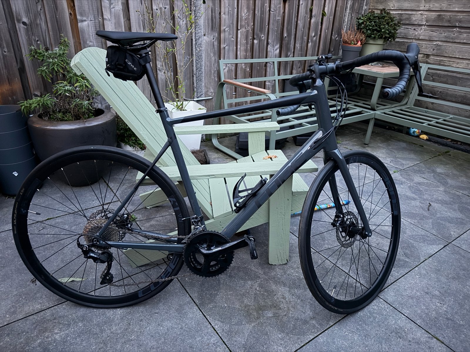 Cube Attain SL Racefiets Zwart/Grijs 62cm, 28 inch, Gebruikt, Heren, Aluminium