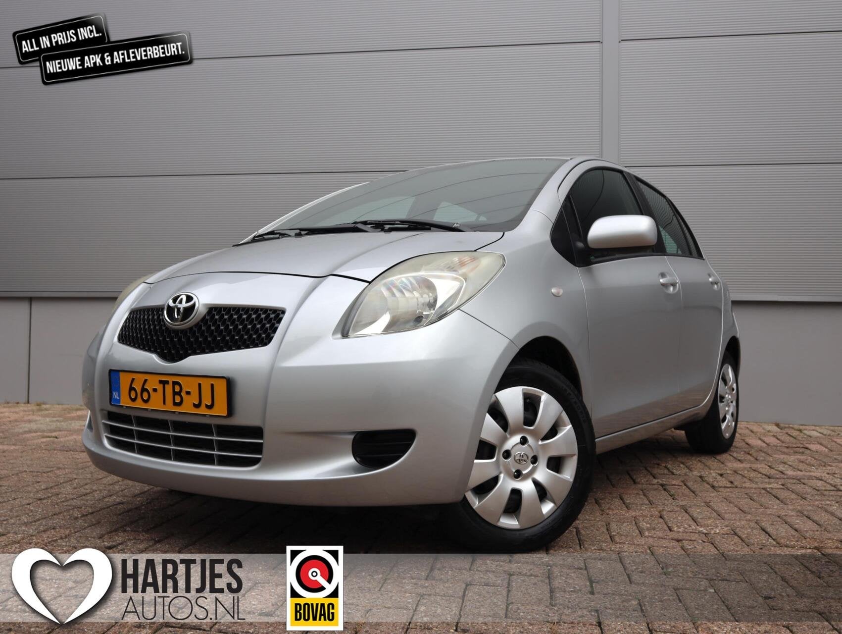 Toyota Yaris 1.3 VVTi Sol 5drs. (Vol-Opties!) NL-auto, Huisgarantie, 4 cilinders, Met garantie (alle), 995 kg