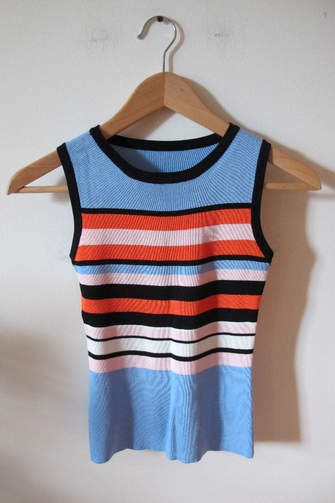 Striped top, Overige kleuren, Ophalen of Verzenden, Zonder mouw, Maat 34 (XS) of kleiner