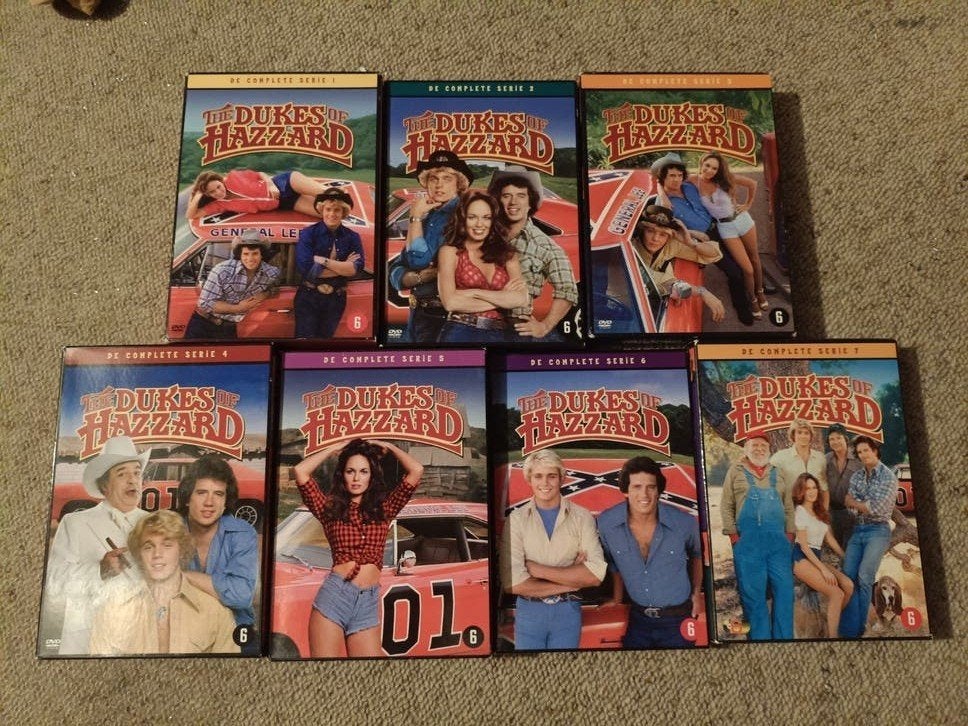 The Dukes of Hazzard - Complete Serie 1 t/m 7 DVD Boxset, Gebruikt, Alle leeftijden, Boxset, Ophalen of Verzenden