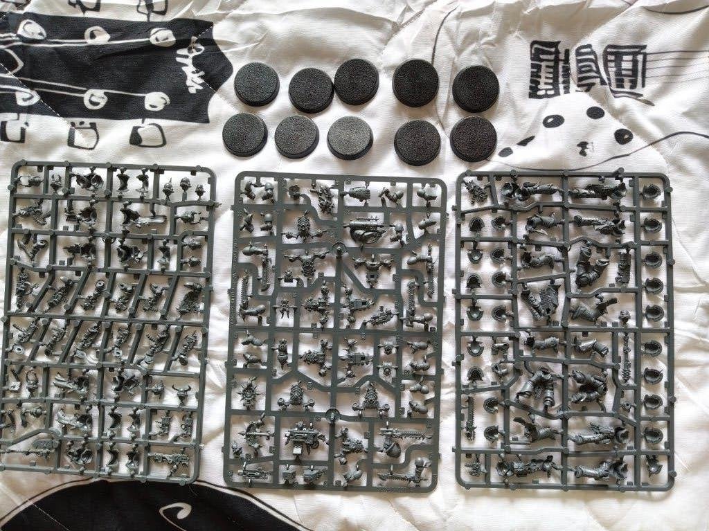Warhammer 40000 Chaos Marines 10 stuks, Hobby en Vrije tijd, Wargaming, Verzenden, Zo goed als nieuw, Warhammer 40000, Figuurtje(s)