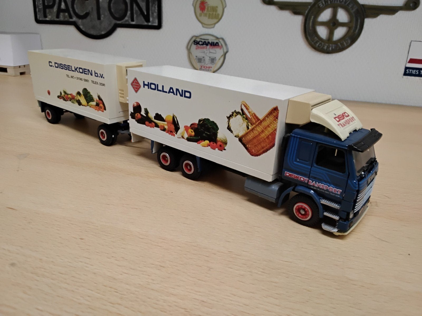 Tekno Scania, Hobby en Vrije tijd, Ophalen of Verzenden, Zo goed als nieuw, Bus of Vrachtwagen, Tekno