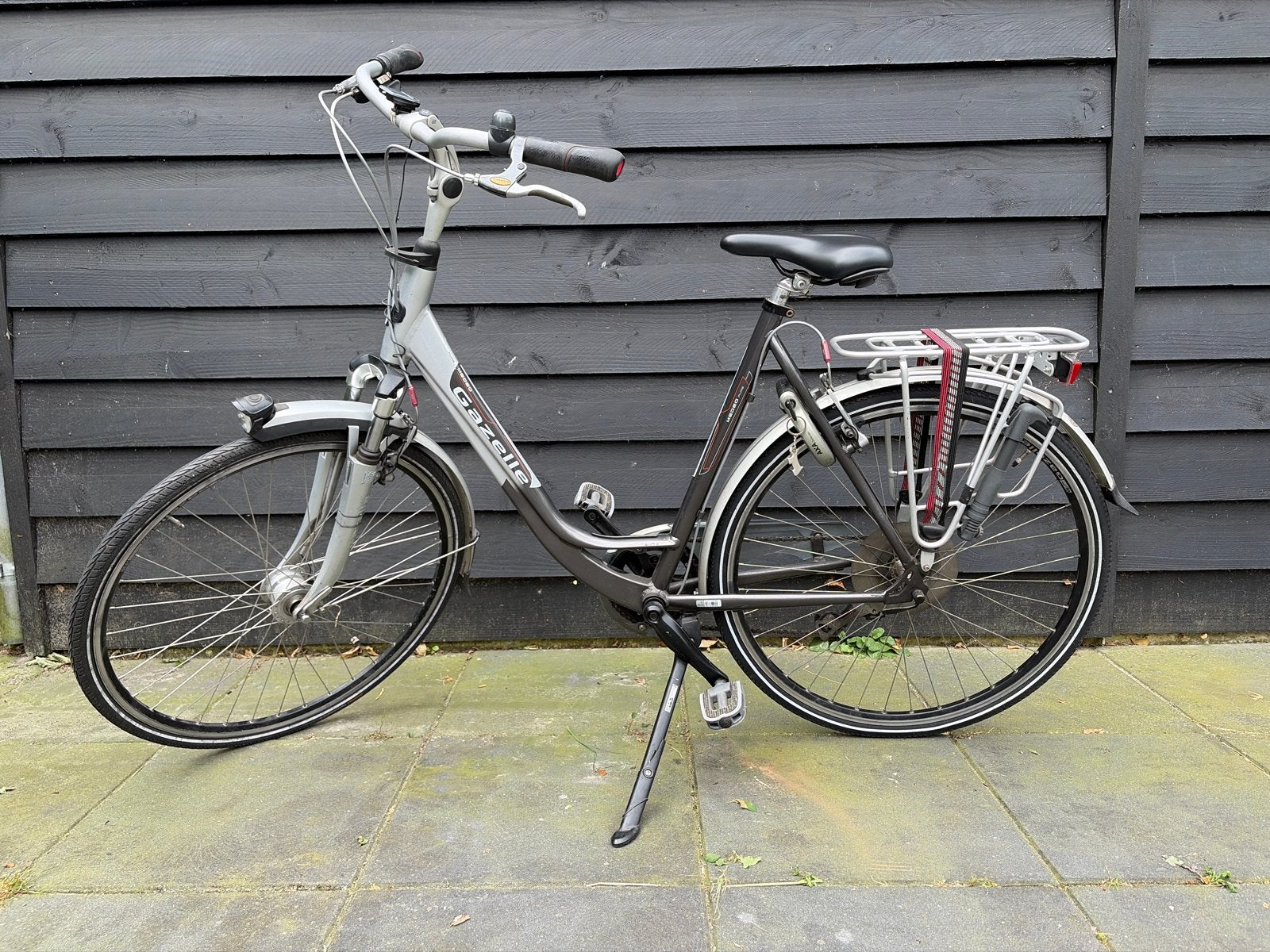 Gazelle Medeo Pure damesfiets 57 cm, Fietsen en Brommers, Fietsen | Dames | Damesfietsen, Ophalen, Gebruikt, Velgrem, Versnellingen