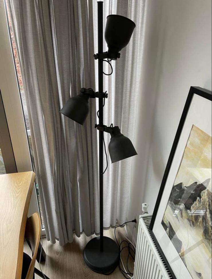 Vloerlamp grijs 170cm - gratis ophalen, Ophalen, Grijs, Zo goed als nieuw, Metaal
