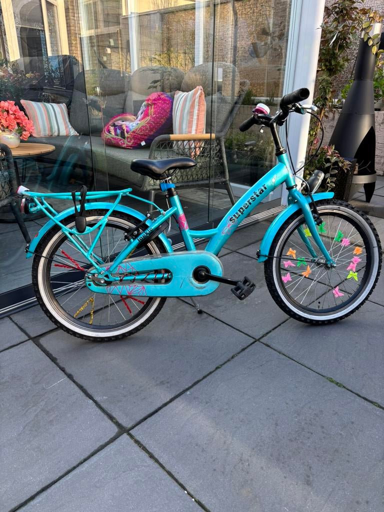 Meisjesfiets 20 inch Superstar Loeki, Ophalen of Verzenden, Zo goed als nieuw, 20 inch