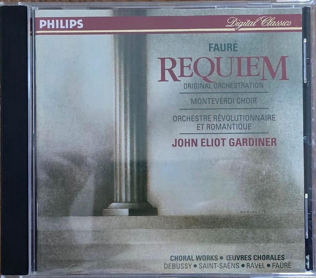 Fauré Requiem - John Eliot Gardiner - Philips Digital CD, Ophalen of Verzenden, Romantiek, Zo goed als nieuw, Vocaal