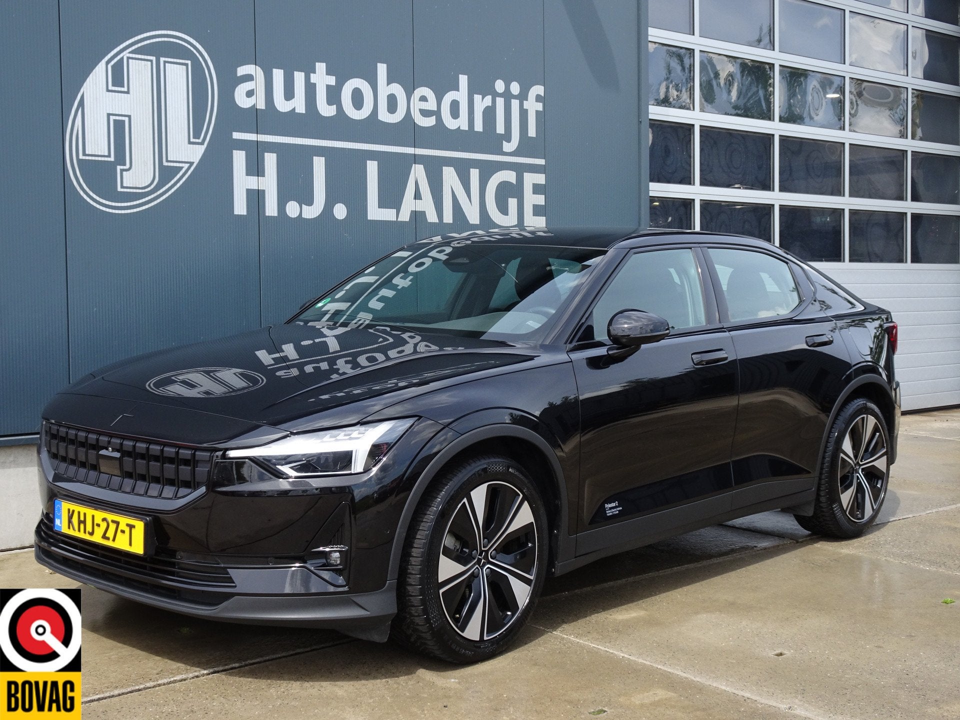 Polestar 2 Long Range Single Motor 78 kWhSOH94% (bj 2023), Auto's, Polestar, Stof, Gebruikt, 1969 kg, Zwart
