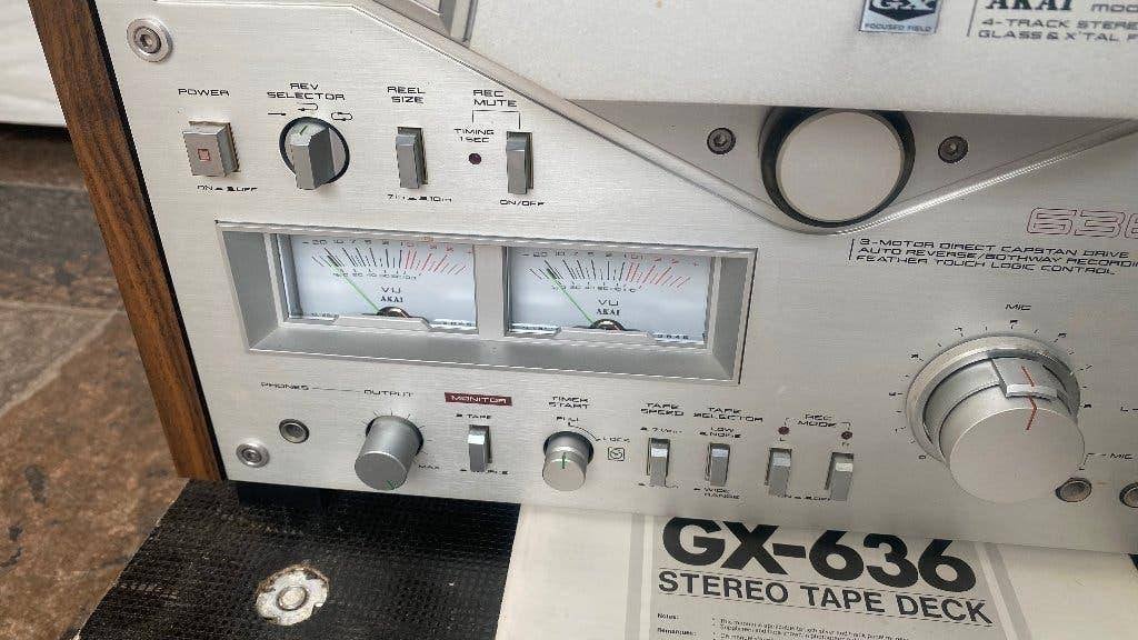 Akai tape recorder, Ophalen, Bandrecorder