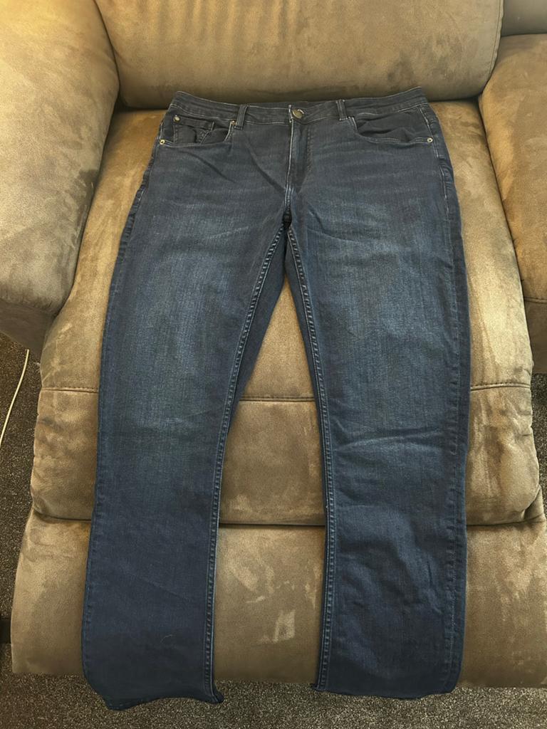 Jean Pascale Spijkerbroek - Maat W36 L34, Kleding | Heren, Verzenden, Zo goed als nieuw, Blauw, Overige jeansmaten